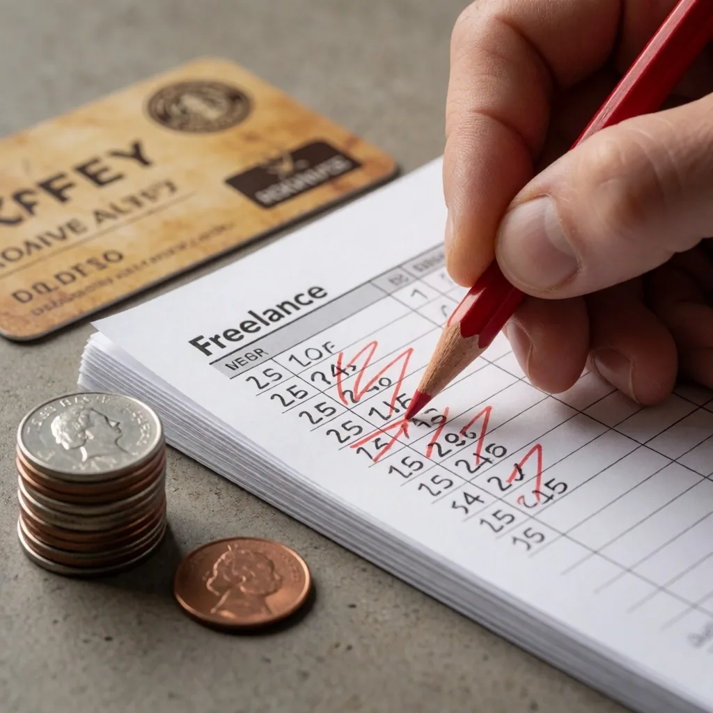 Auditoría de suscripciones y gastos pequeños sobre un escritorio